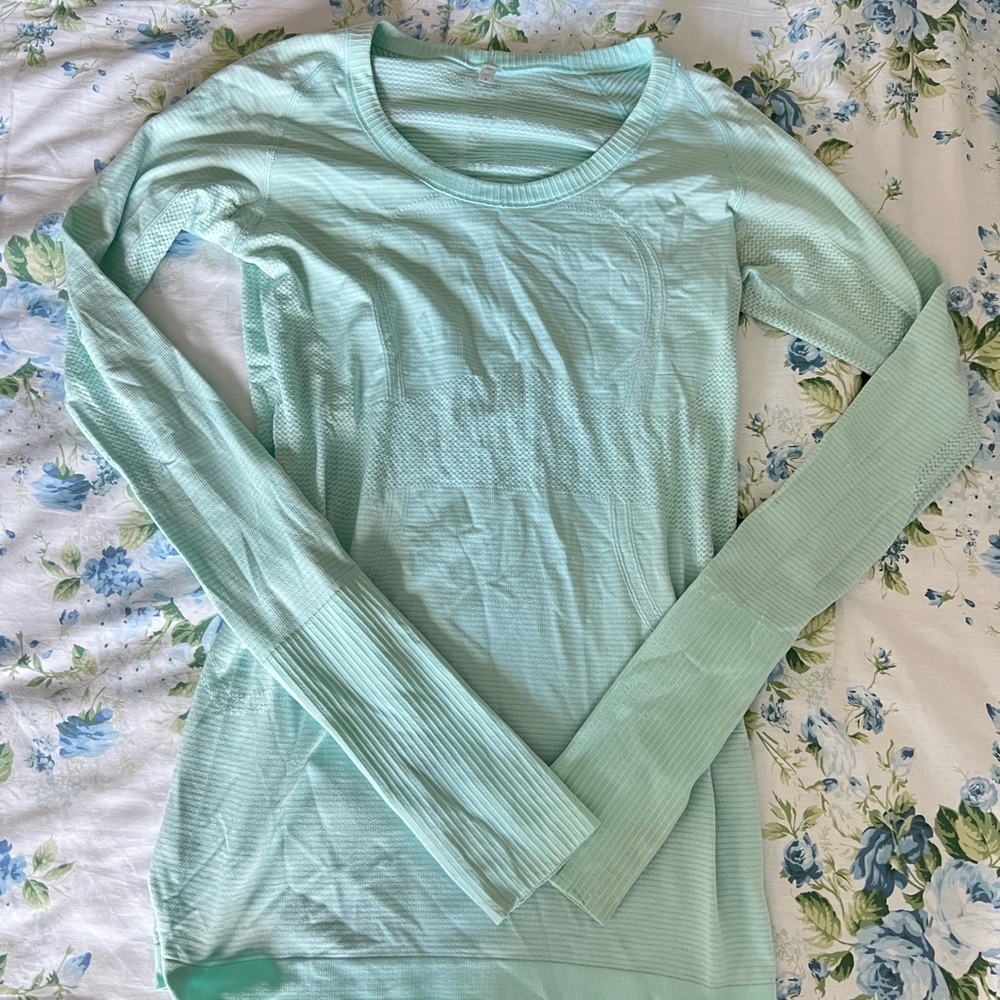 Lululemon Mint Green Swiftly Tech Long Sleeve